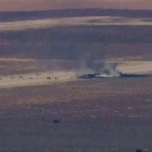 Bombardero B-52 se estrelló poco después del despegue en la Base Edwards de la Fuerza Aérea de EE.UU.