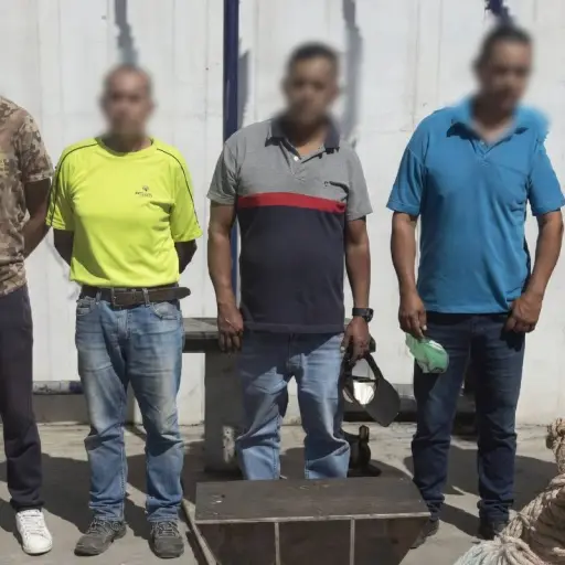 Prisión preventiva contra cuatro procesados por minería ilegal en El Oro