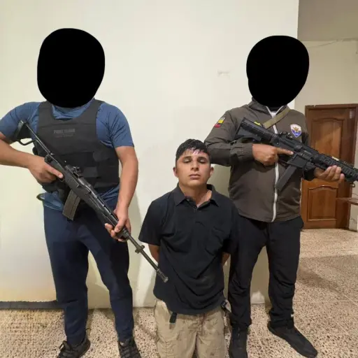 Dos aprehendidos tras enfrentamiento armado con la Policía en Yaguachi