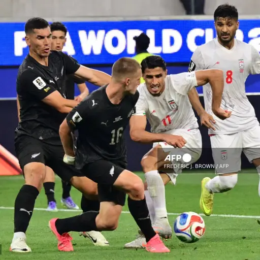 Irán y Nueva Zelanda empatan 2-2 en su debut en el Mundial 2026