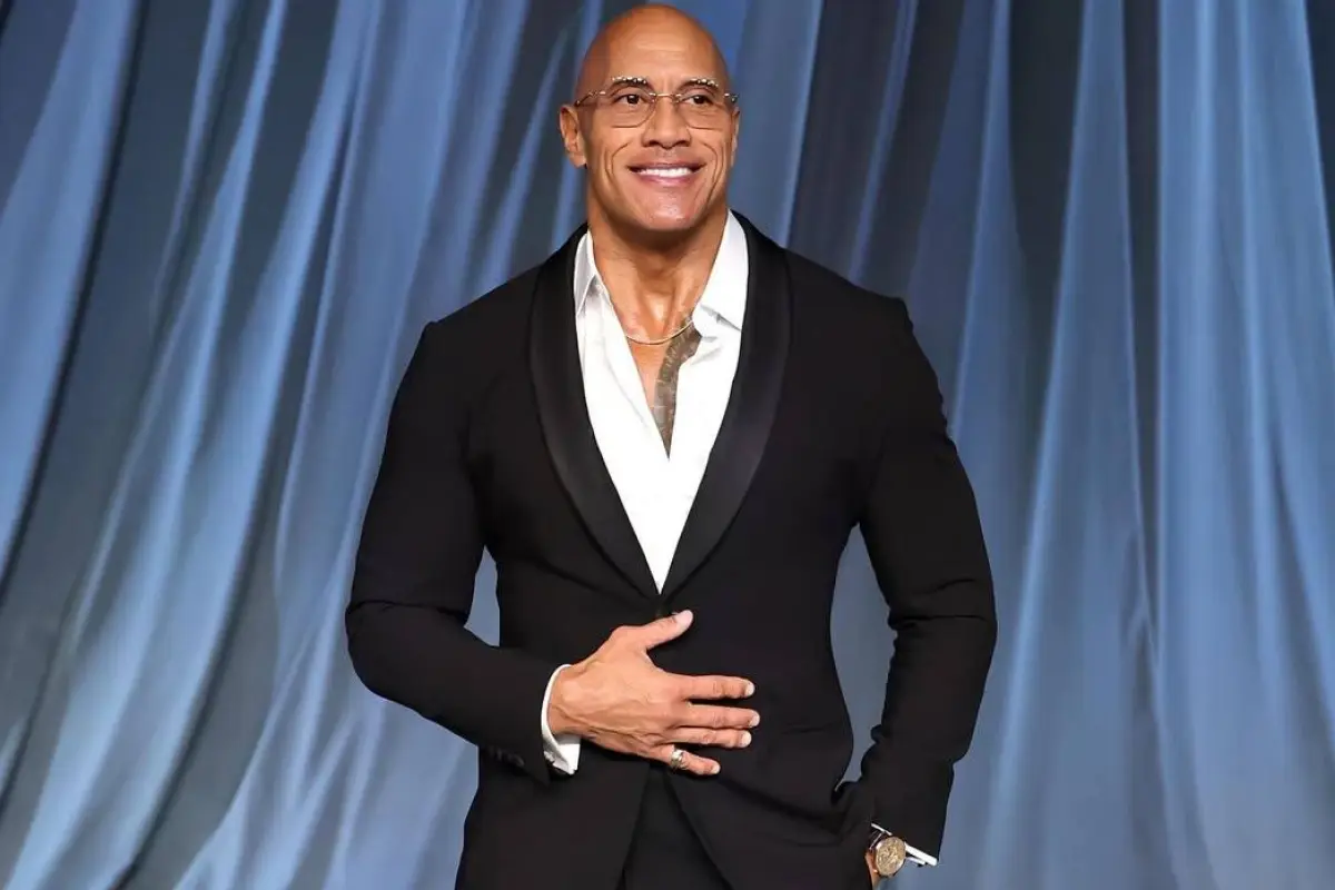El actor Dwayne Johnson, de 54 años y conocido como 'La Roca'. 