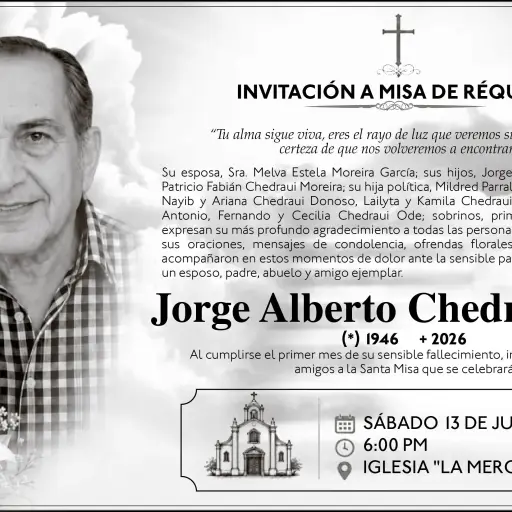 MISA JORGE ALBERTO CHEDRAUI ODE
