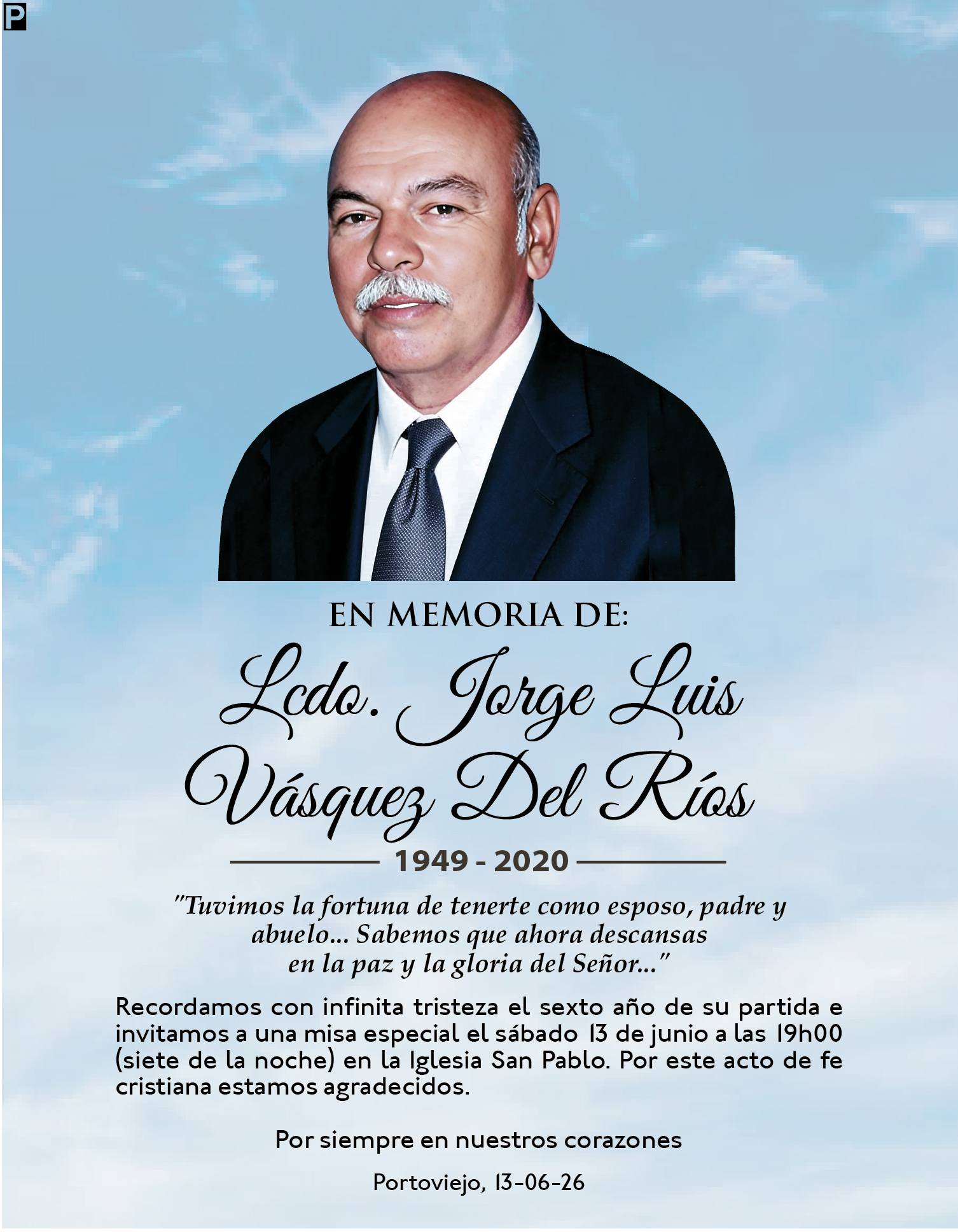 MISA Lcdo. Jorge Luis Vásquez Del Ríos, Medios Ediasa