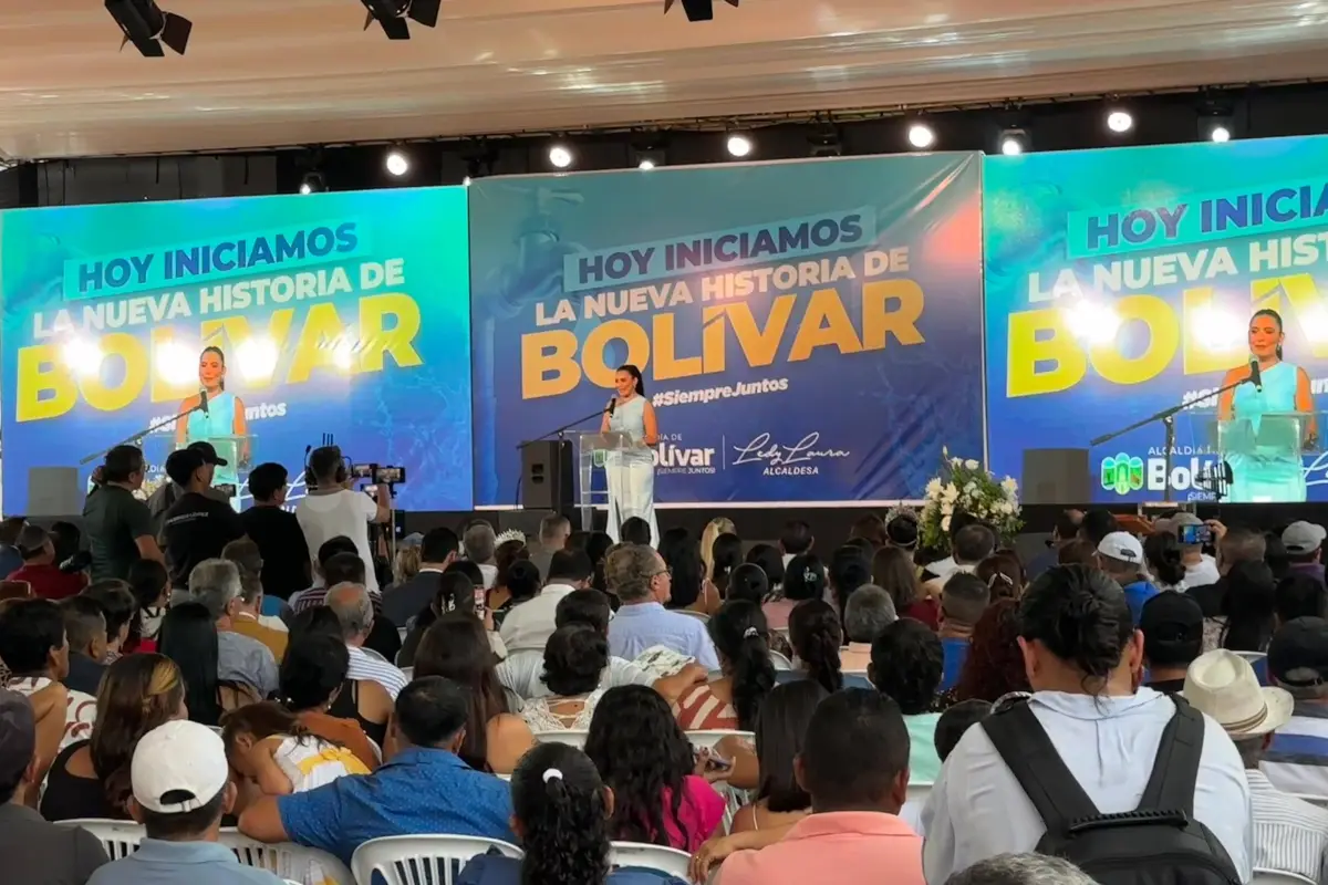 La presentación oficial del proyecto de agua potable Hidroesperanza, en Calceta, cantón Bolívar, Redes