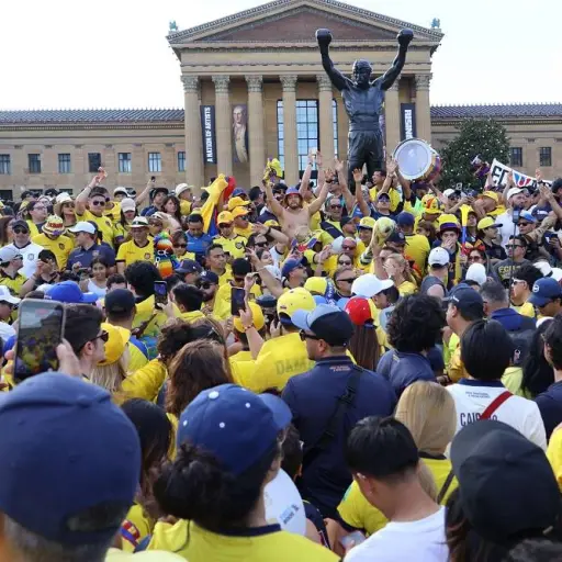 Invasión tricolor en Filadelfia: Más de 10 mil aficionados alientan a Ecuador antes del partido ante Costa de Marfil