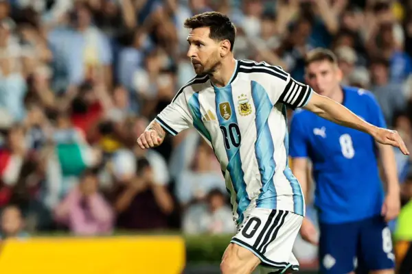 Messi sumará su partido 200 con la albiceleste cuando juegue su primer partido del Mundial. ,IG: afaseleccion.