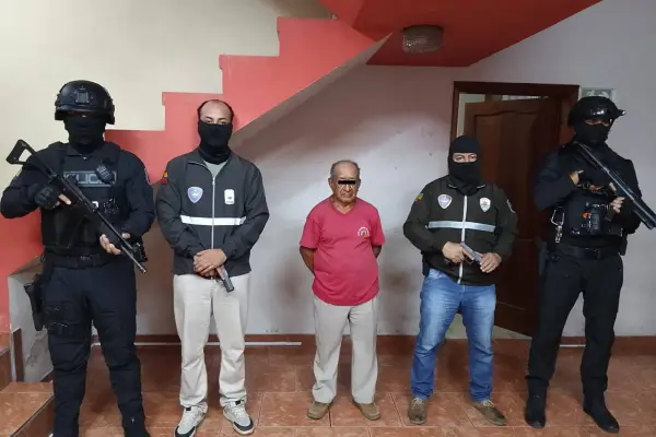 Uno de los detenidos. ,Cortesía