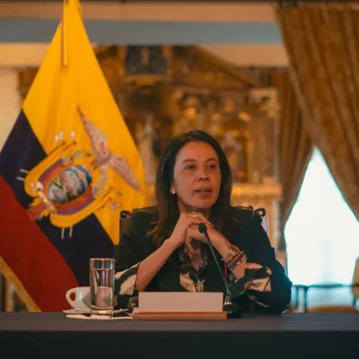 Daniel Noboa dispone medidas de seguridad para la ministra Cynthia Gellibert
