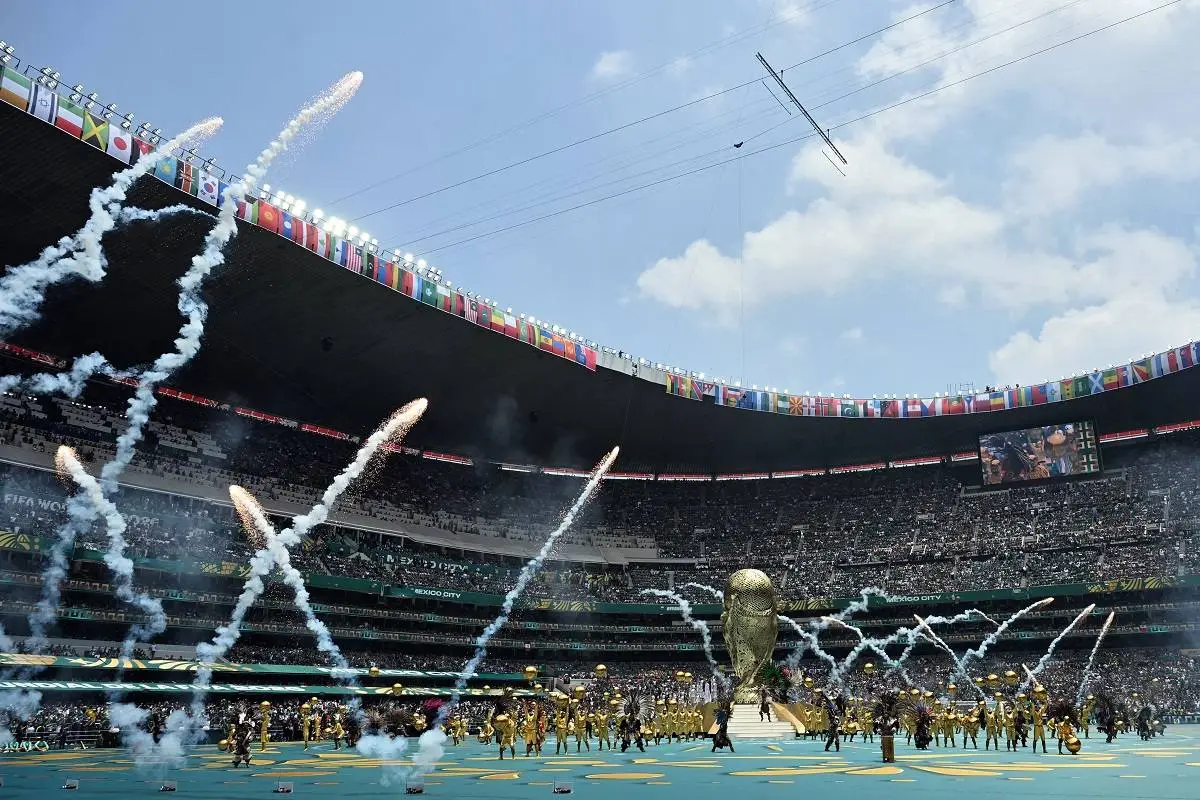 La inauguración del Mundial se dio en el estadio Azteca de México. 