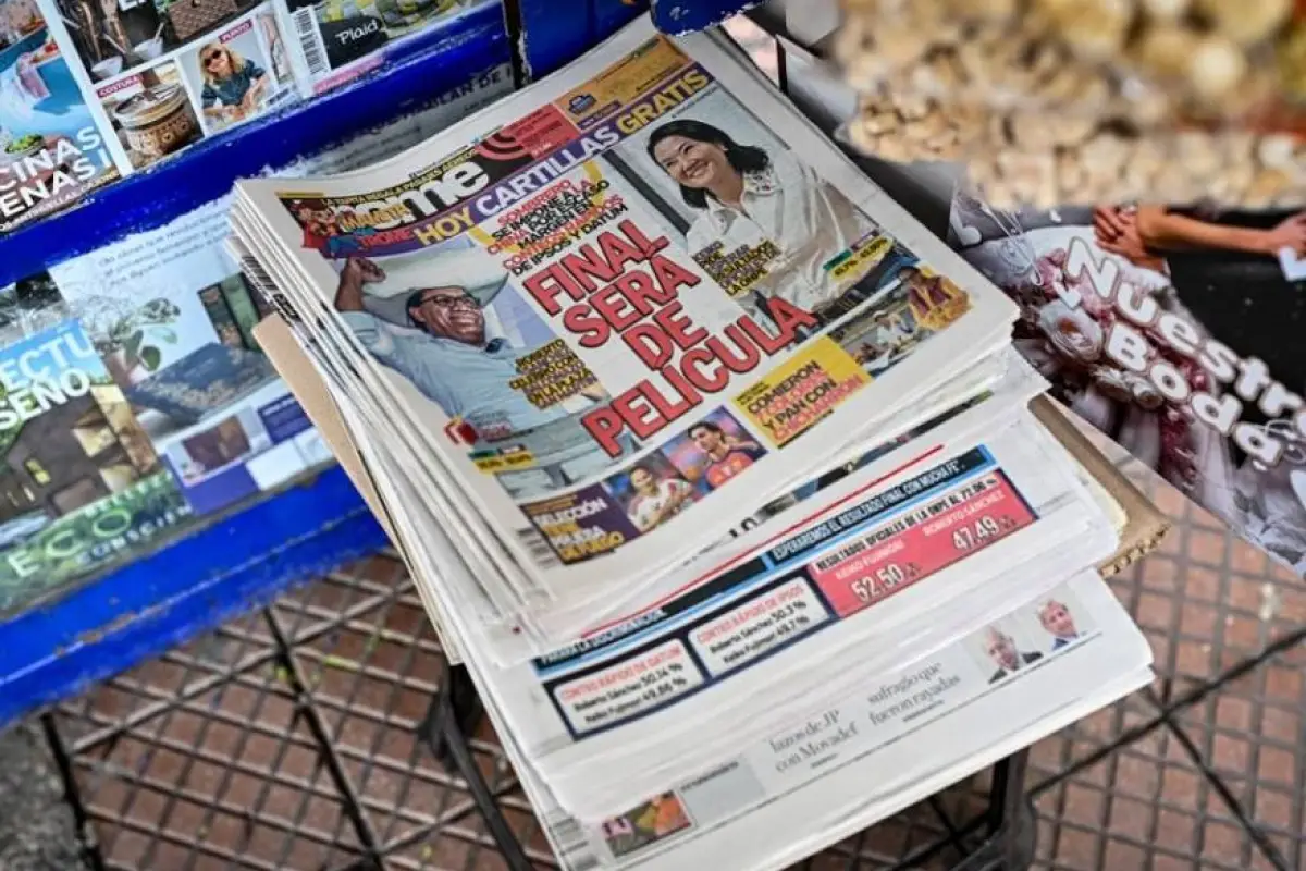 Los medios de comunicación de Perú, siguen muy de cerca el proceso de elecciones en dicho país., Foto: Agencias