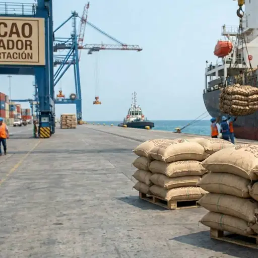 Caída del cacao reduce ingresos por exportaciones no petroleras en Ecuador