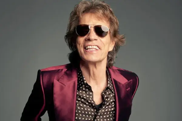 El icónico músico Mick Jagger, de 82 años. 