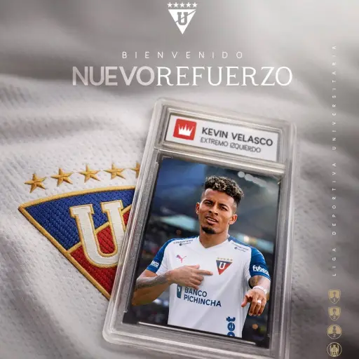 Kevin Velasco se convierte en nuevo refuerzo de Liga de Quito