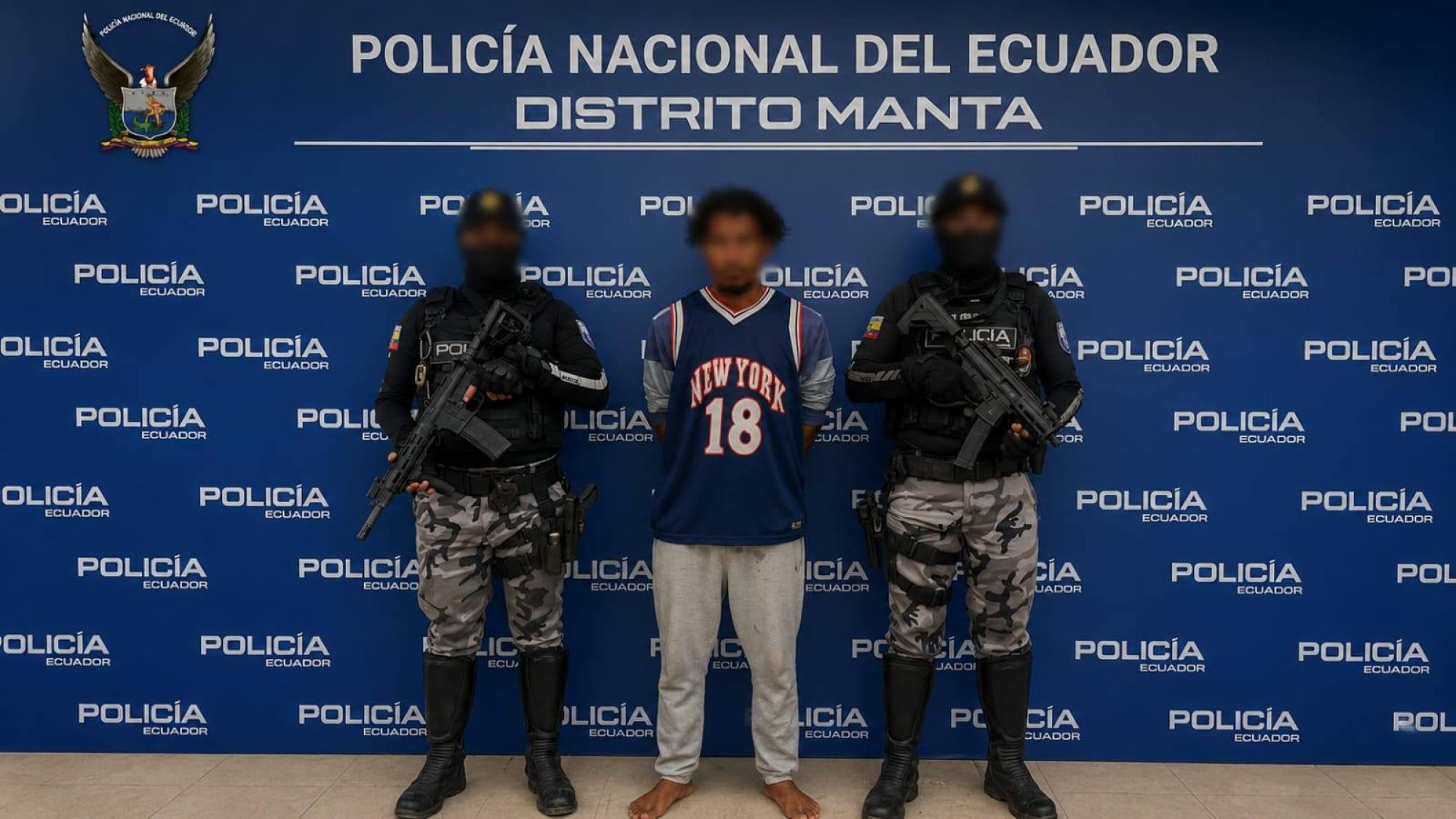 Hombre fue detenido por el delito de tráfico ilícito de drog