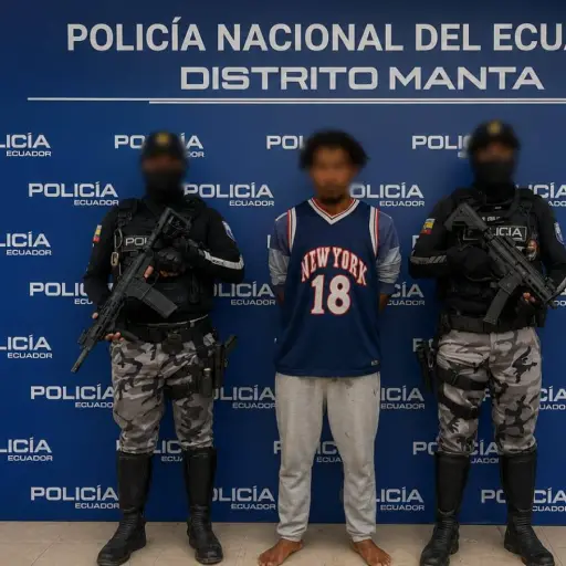 Hombre fue detenido por el delito de tráfico ilícito de drogas en Montecristi