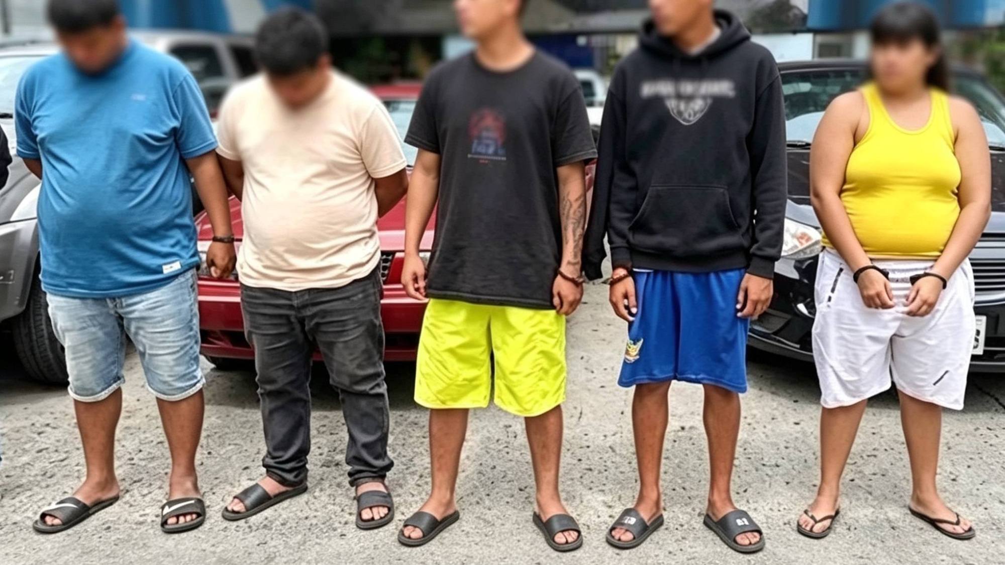 Desmantelan banda dedicada al robo de vehículos y extorsión 