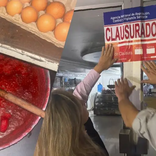 Arcsa clausura panadería en Riobamba al detectar plaga de cucarachas y alimentos deteriorados