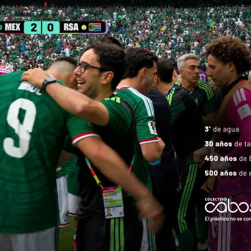 Colectivo Cabos lanza la campaña “La Pausa” sobre residuos plásticos durante el Mundial 2026