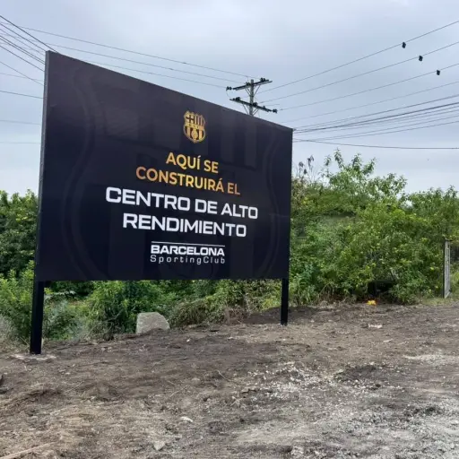 Barcelona SC avanza en la construcción de su futuro centro de alto rendimiento