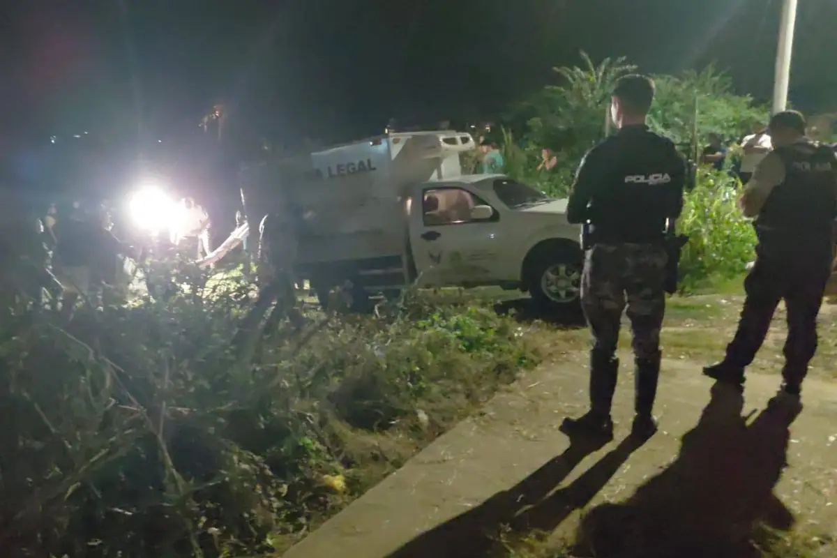 La víctima fue hallada por los moradores entre los montes a un costado de la vía Santa Ana - Ayacucho., ED