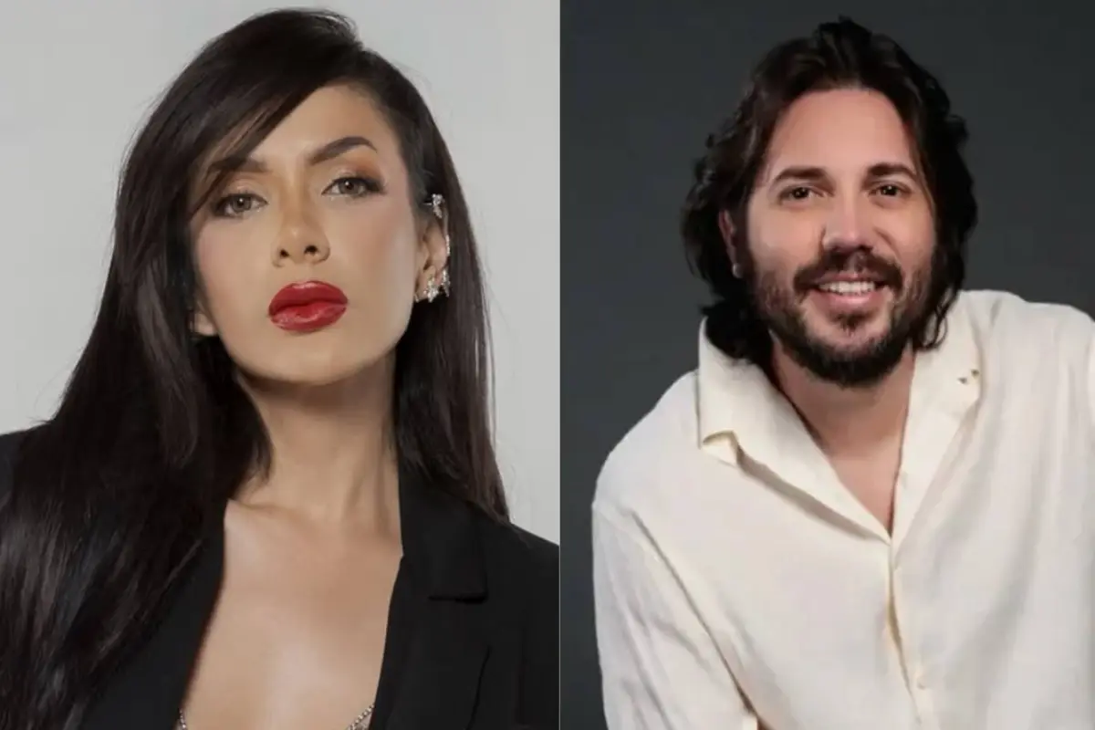María Fernanda Ríos y Víctor Aráuz protagonizan un nuevo enfrentamiento público., Foto composición