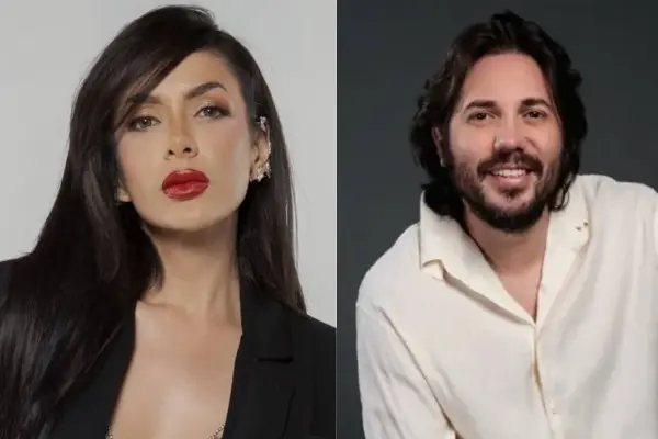 María Fernanda Ríos y Víctor Aráuz protagonizan un nuevo enfrentamiento público. ,Foto composición