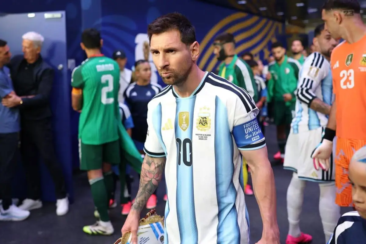 El delantero argentino Leo Messi. 