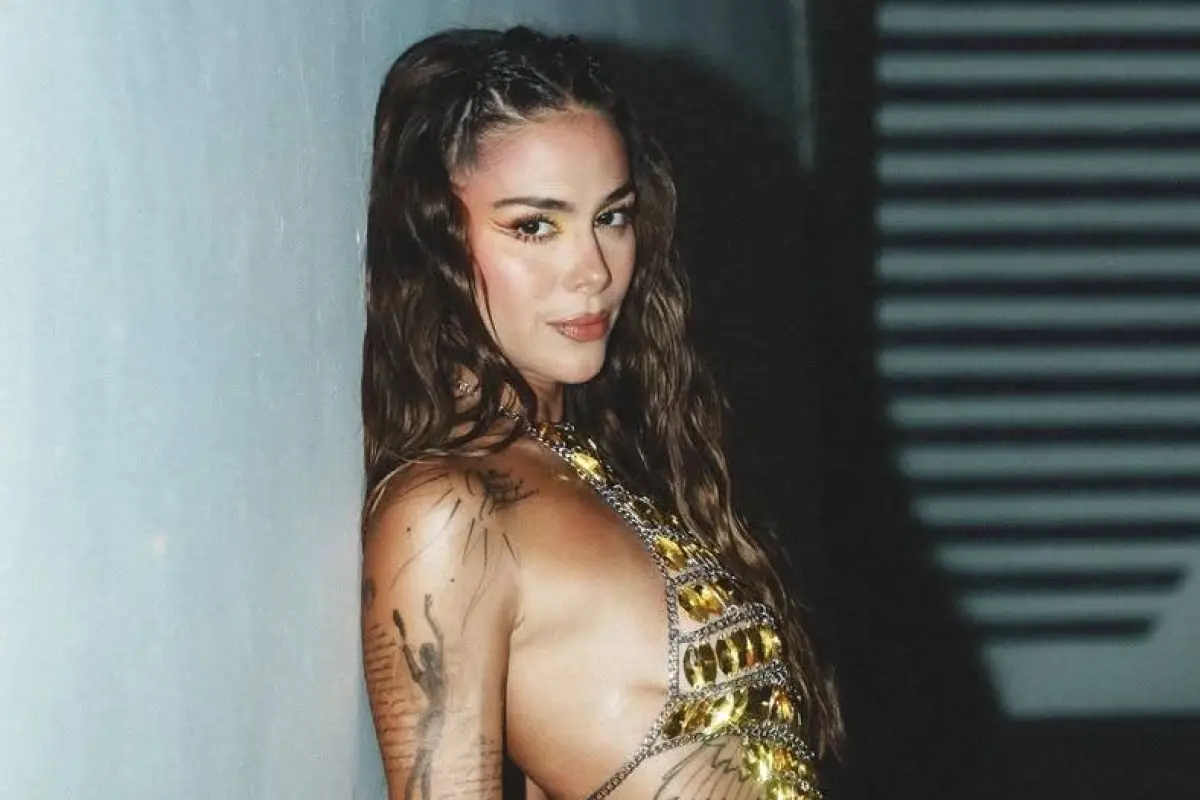 Greeicy participó en una dinámica de noticias falsas que terminó generando rumores sobre una supuesta separación de Mike Bahía., Redes sociales