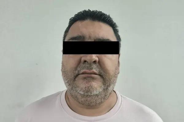 El detenido en Santo Domingo. ,Cortesía