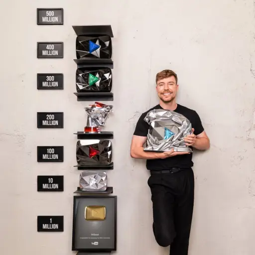 MrBeast se convierte en el primer creador de YouTube en alcanzar 500 millones de suscriptores: “Tengo la cuenta en números rojos”