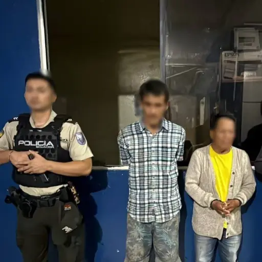 Lo que halló la Policía tras capturar a “Sordo” y “Angelito” en Sucúa