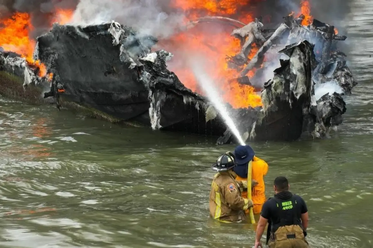 ¿Incendio en el Puerto de Manta fue un atentado? Esto dice Aurora Valle, gobernadora de Manabí.