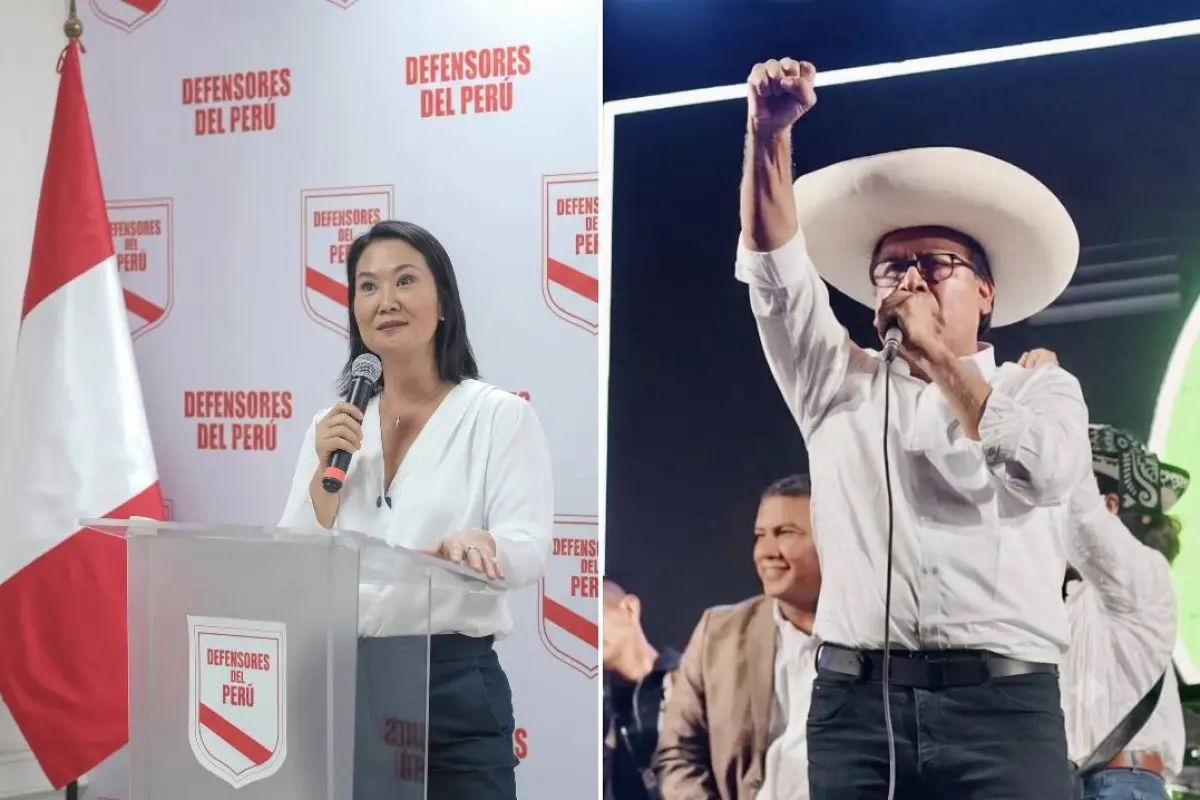 elecciones en Perú Keiko Fujimori Roberto Sánchez