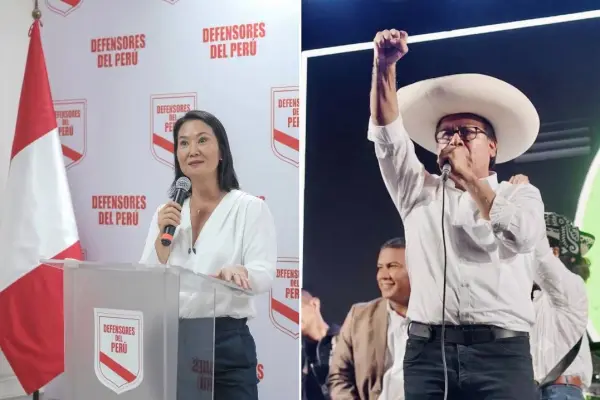 elecciones en Perú Keiko Fujimori Roberto Sánchez