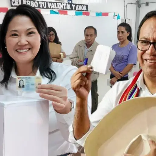 Perú define su Presidencia voto a voto: Keiko Fujimori toma ligera ventaja sobre Roberto Sánchez
