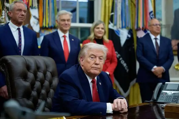 Donald Trump, presidente de Estados Unidos en el Salón Oval de la Casa Blanca. ,Foto: Agencias