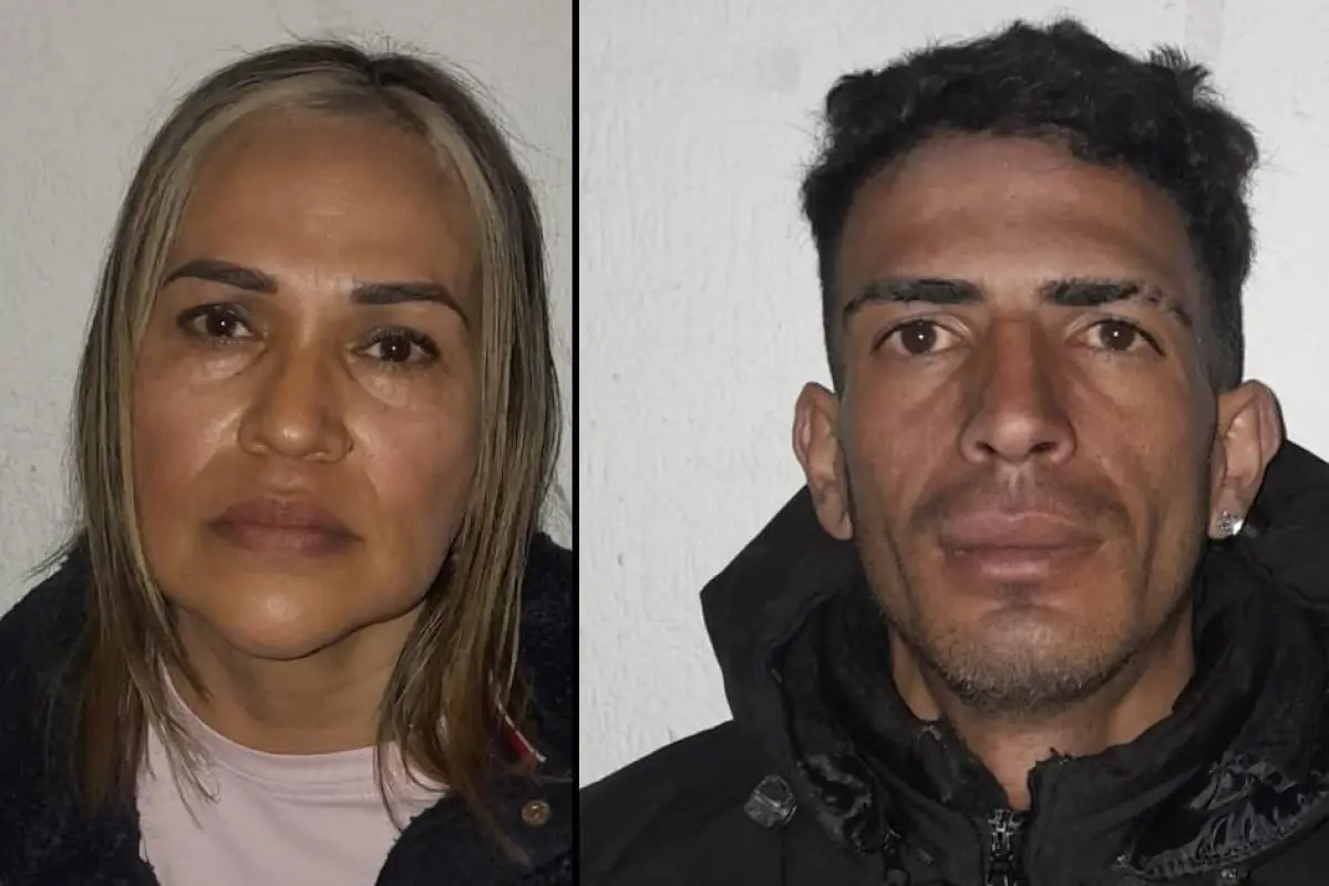 Carlos Vera Salazar y Leidys Rangel Vivas fueron detenidos en el norte de Quito por agentes de la Policía Nacional., Foto: John Reimberg
