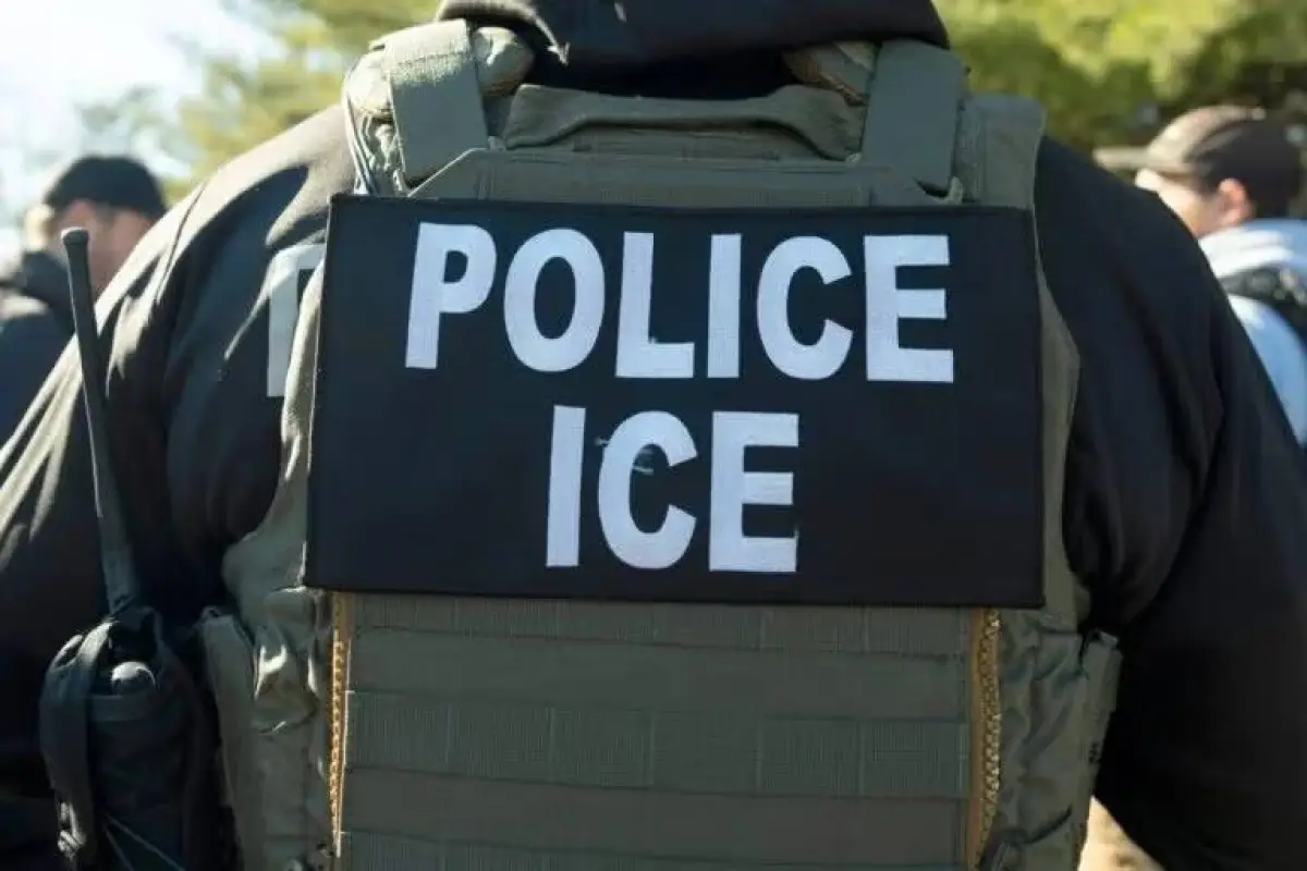 Foto referencial de un agente del ICE. 