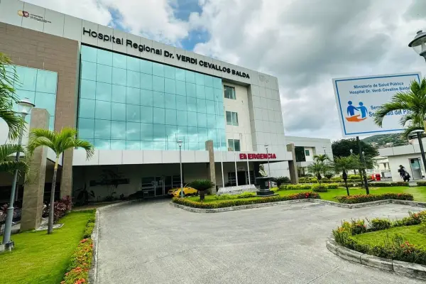 El Hospital Verdi Cevallos Balda de Portoviejo. ,El Diario