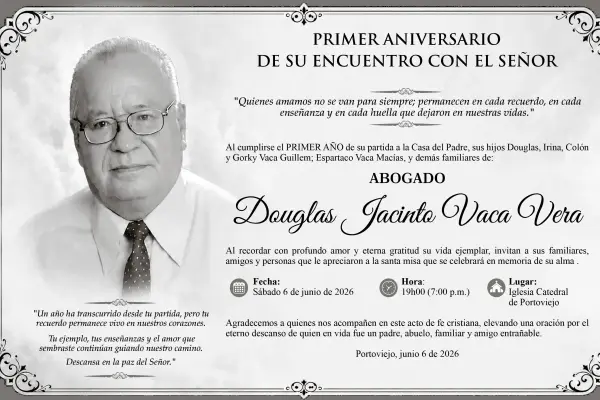 MISA Douglas Jacinto Vaca Vera ,Medios Ediasa