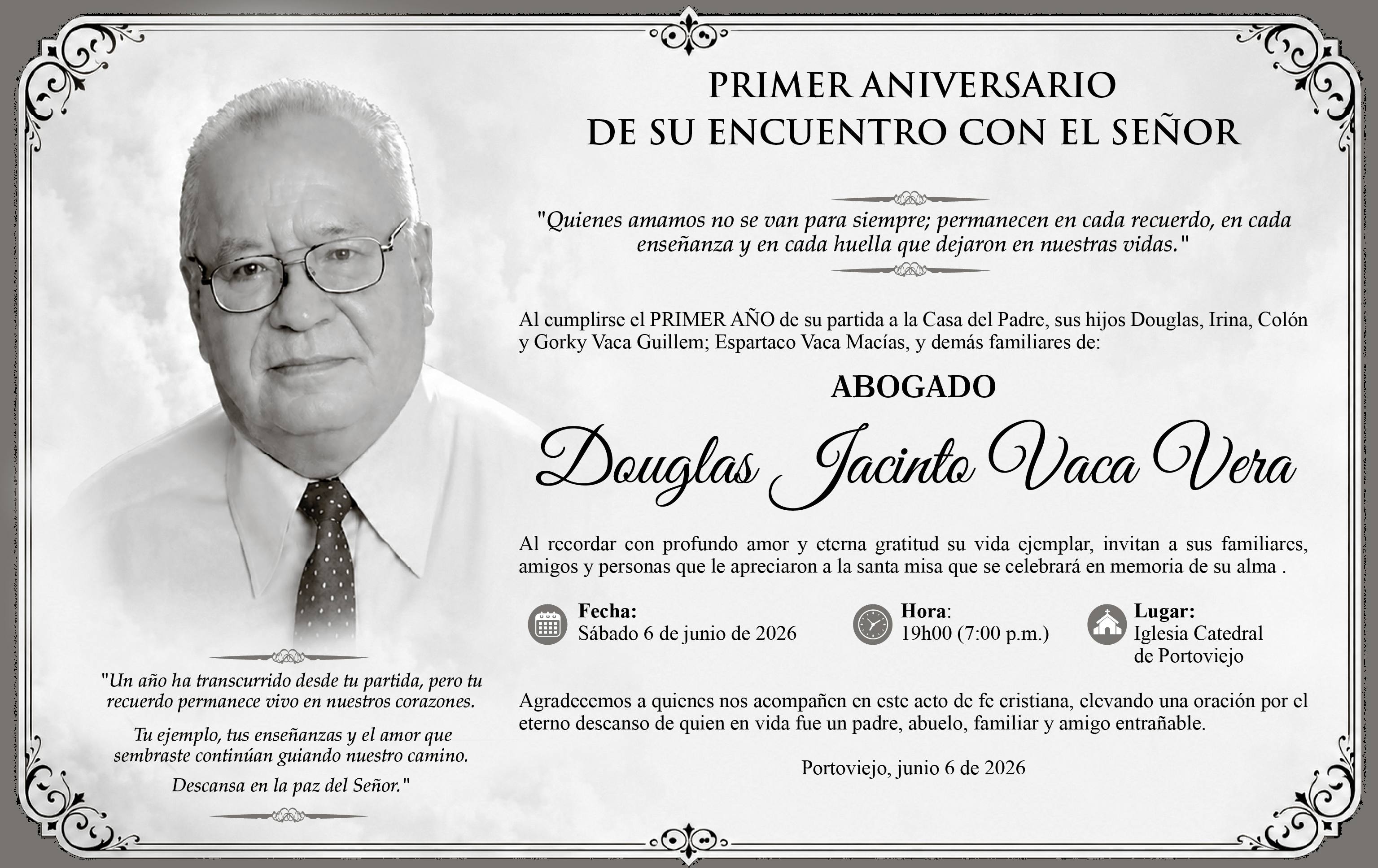 MISA Douglas Jacinto Vaca Vera, Medios Ediasa