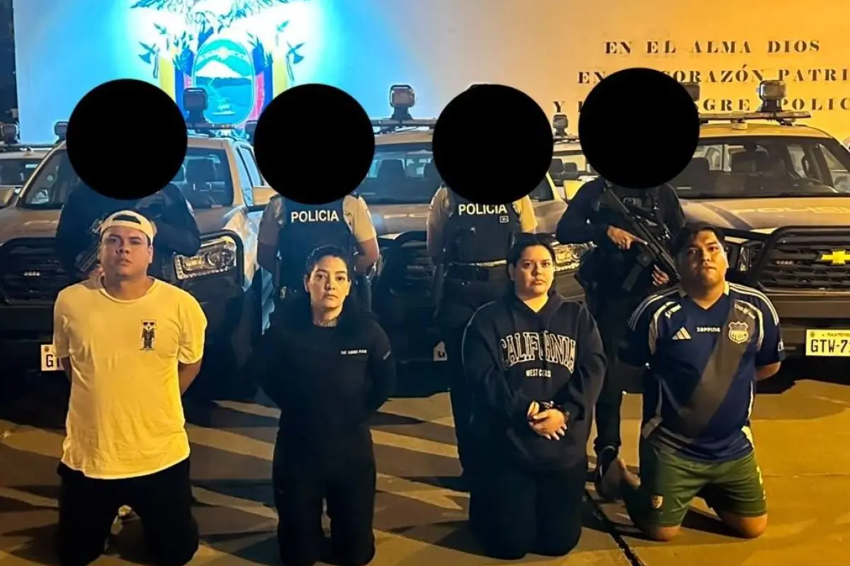 Cuatro de los detenidos cayeron en Guayaquil luego que se realizaran varios operativos., Foto: Policía Nacional