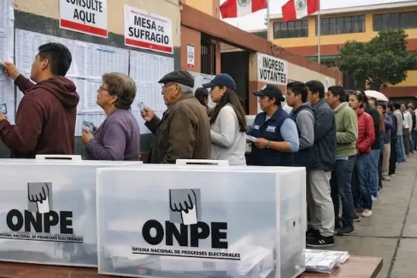 Miles de ciudadanos acudrán a las urnas en Perú este domingo 7 de junio para elegir a su presidente. ,Foto: Agencias