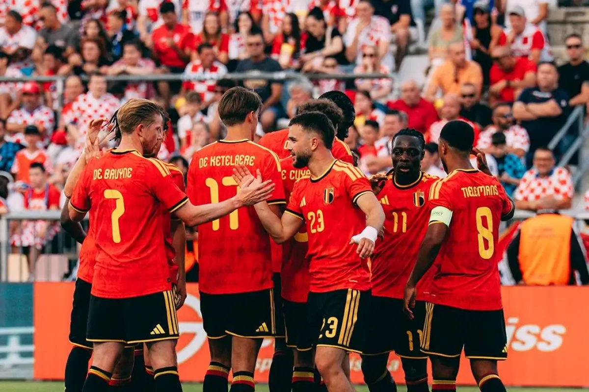 Bélgica derrotó a Croacia en amistoso.