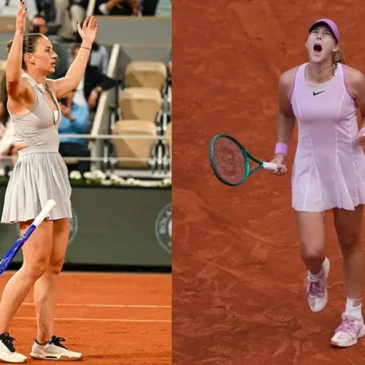 Marta Kostyuk y Mirra Andreeva se clasificaron a las semifinales de Roland Garros tras superar los cuartos de final
