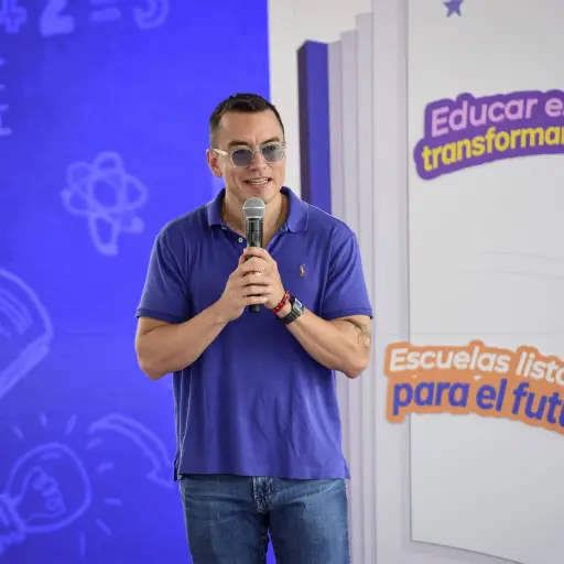El presidente Daniel Noboa inaugura el nuevo edificio de Ciencias Básicas en la Universidad Técnica de Manabí (UTM)