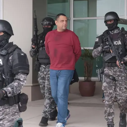 El ministro del Interior John Reimberg acusa al alcalde de Esmeraldas, Vicko Villacís, de ser el “cabecilla de una poderosa estructura de lavado de activos”