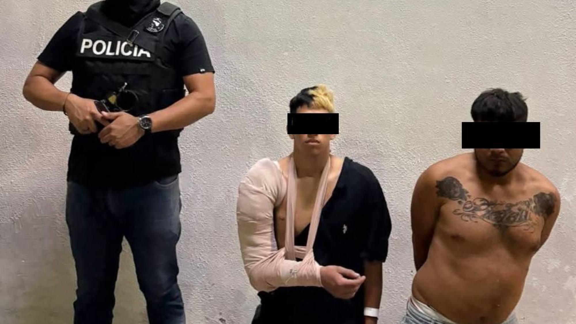 Dos presuntos extorsionadores cayeron tras enfrentamiento  con la Policía, en Guayaquil