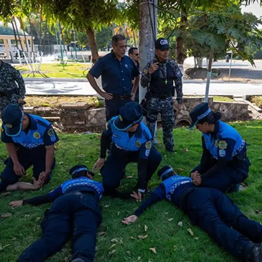 Agentes municipales reciben entrenamiento permanente para reforzar la seguridad ciudadana en Guayaquil