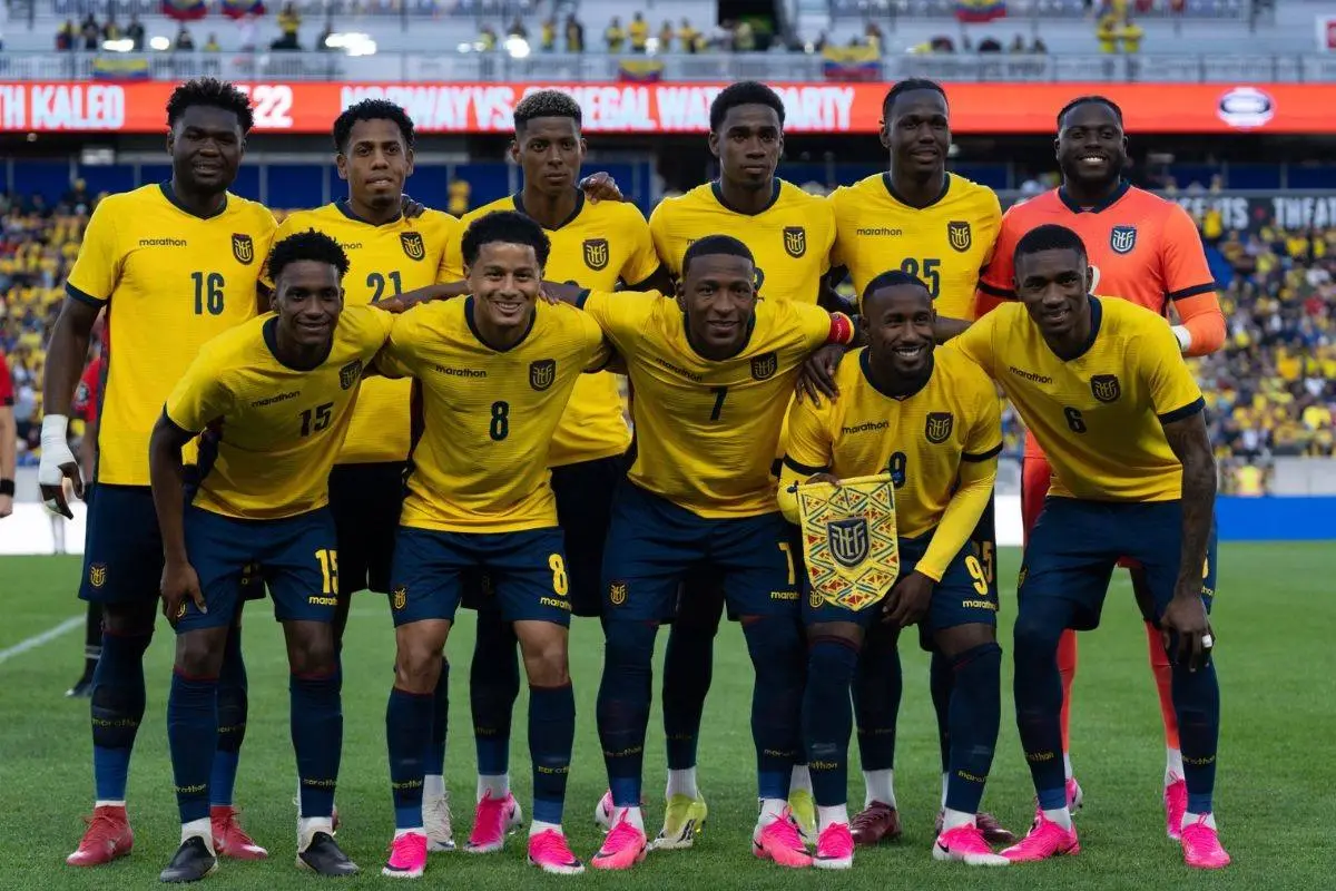 Jugadores de la Selección de Ecuador que le ganaron el fin de semana a Arabia Saudita., Foto: Agencias